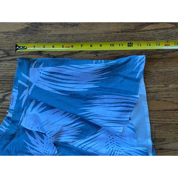 RUNAWAY Australia Blue Palm Print Casual Summer Beach Shorts  Women's Size 6 - Picture 7 of 7